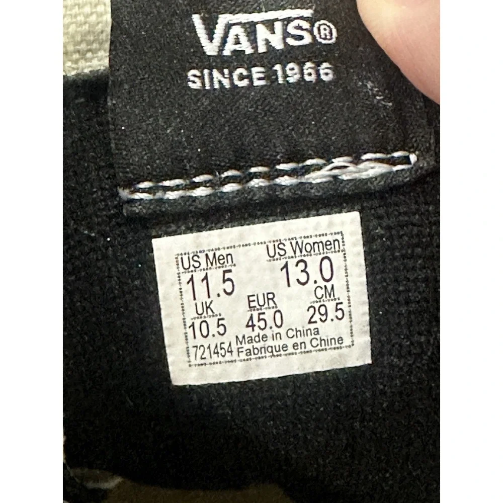 VANS Sk8 Hi Bolt, Liquify Black Blue White, Mens‎ US Size 11.5 High Top Colorful